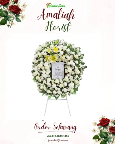 Krans Bunga Duka Cita di Argorejo