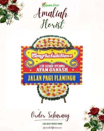 Bunga Papan Congratulation di Argorejo